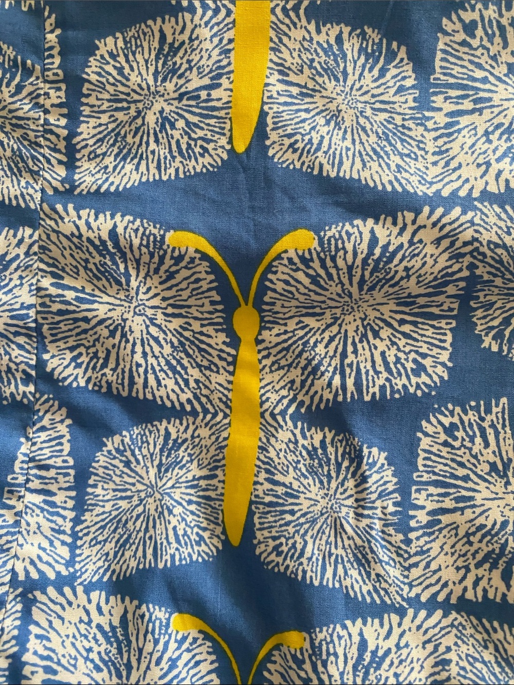 Lilly Pulitzer Blue and Yellow Strapless Summer Dress - Picture 7 of 7